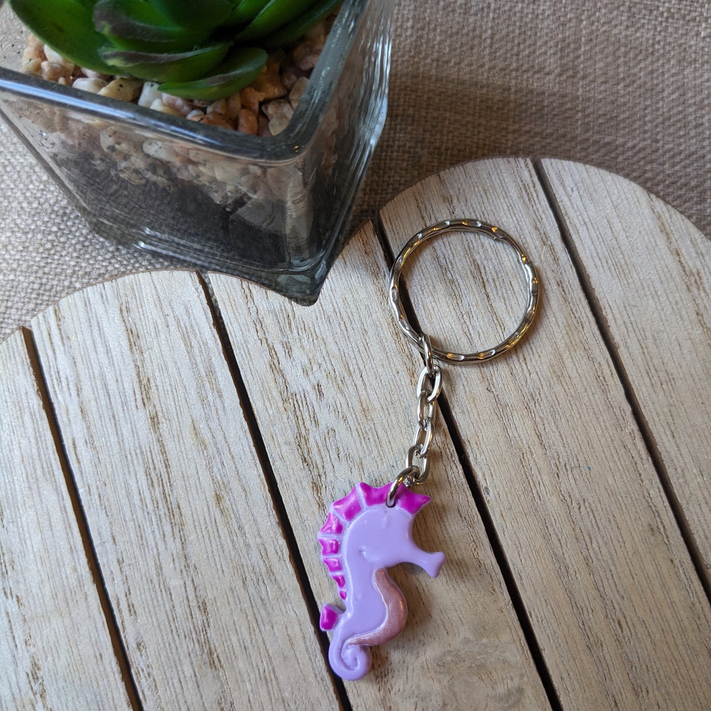 Seahorse keyring