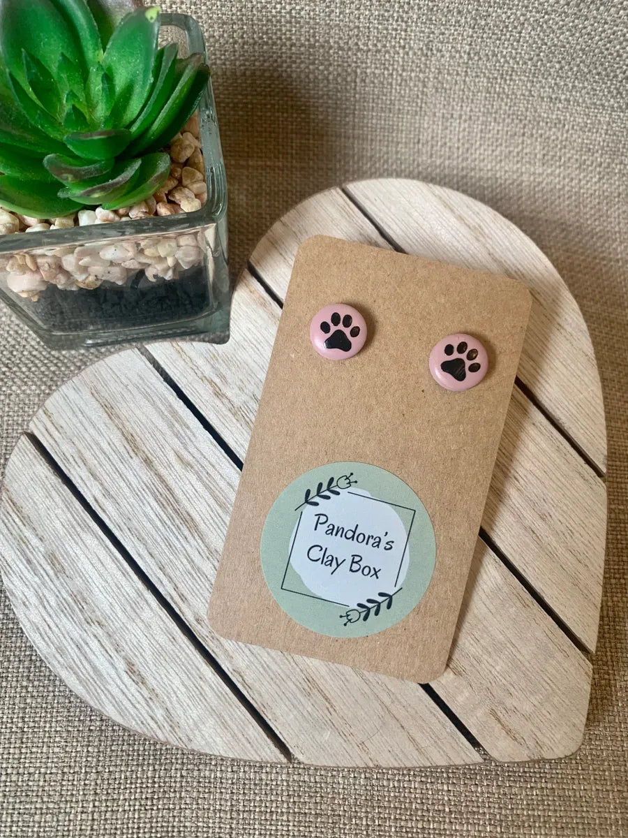 Blush paw studs