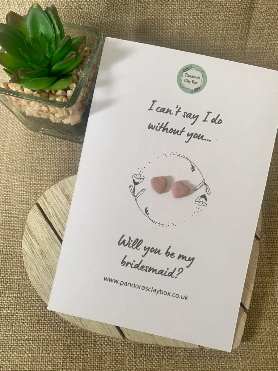 Bridesmaid gift card