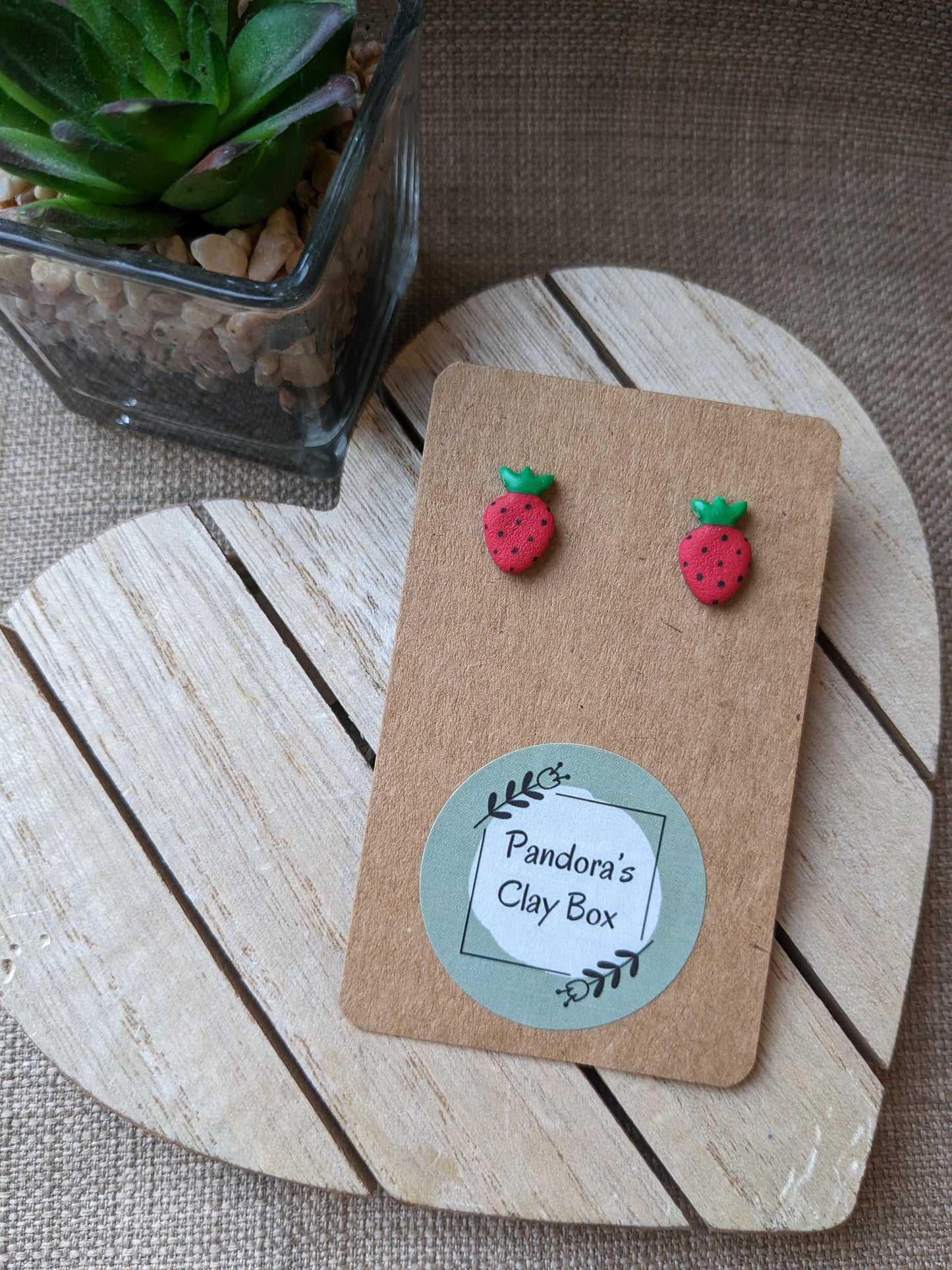 Strawberry studs