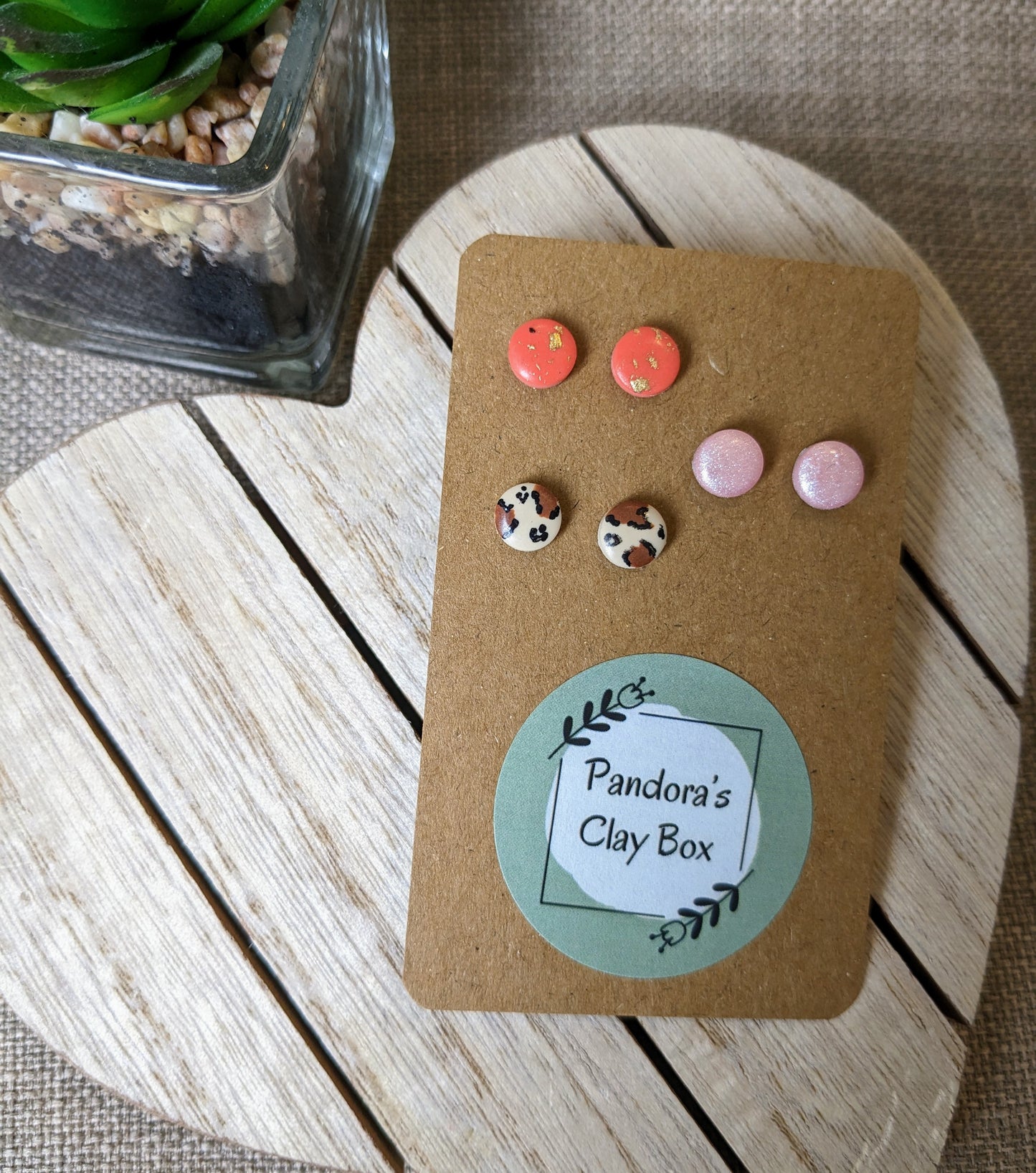 Mini mix trio studs